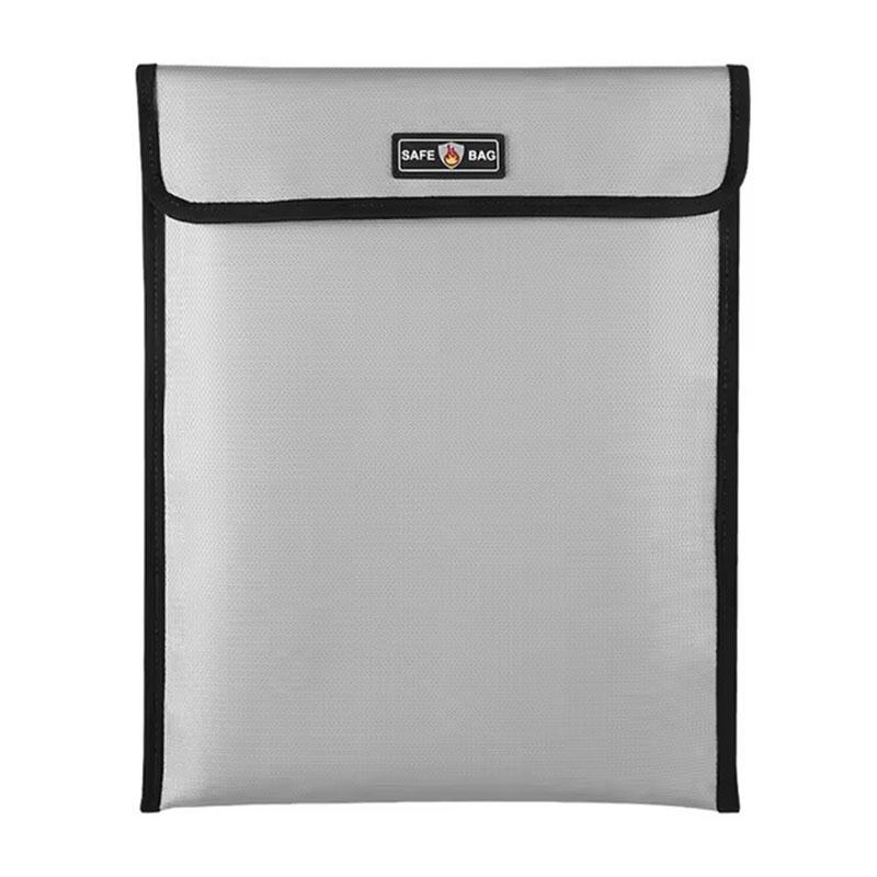 Large Waterproof Fireproof Document Bag Explosion-Proof Battery Safety Bag Portable Jewelry Passport Certificate Storage Protect