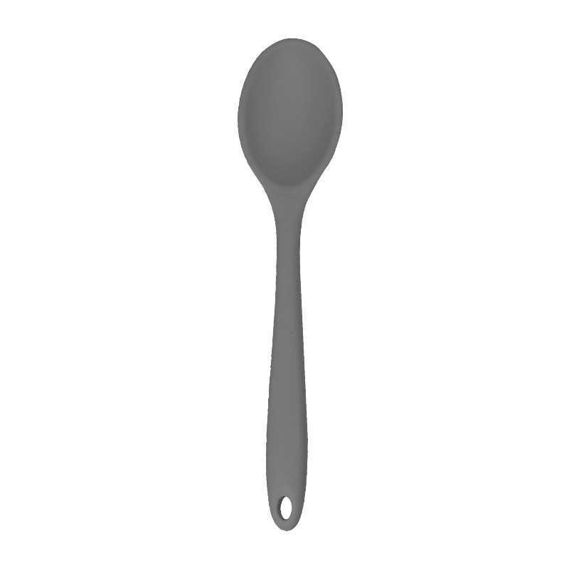 Silicone Spoon Mixing Soup Spoons Kitchen Mixing Ladle Cooking Utensils Kitchenware Tool for Stirring and Serving