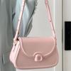 Korean Version of Niche High-texture Underarm Bag Ins Wind Bag Women's 2023 Summer Saddle Bag Fashion Shoulder Messenger Bag
