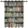 Bücherregal Bibliothek Buch Vorhänge für Schlafzimmer Wohnzimmer Vorhänge Küche Kinderzimmer Fenster Vorhang Moderne Heimdekoration