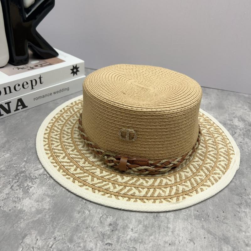 

Соломенная шляпа смешанного цвета с плоским верхом для детей 2025 года, весна-лето, новая мода, ретро-цилиндр в этническом стиле