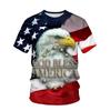 German Unity Graphic Short Sleeve T-Shirt, Casual Stylish Top For Men