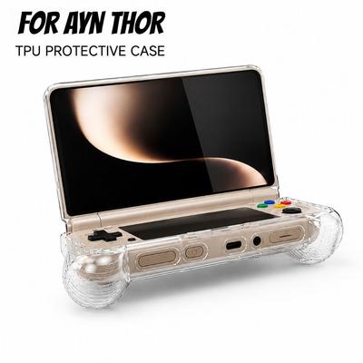 2 In 1 Protective Case with Grip Gaming Console Shell New Soft Cover for AYN THOR Accessories