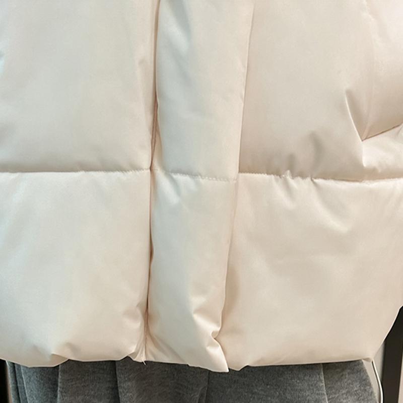 Fashion Winter Warm Sleeveless Vest Woman Outerwears Stand Collar Casual Thick Women's Jackets