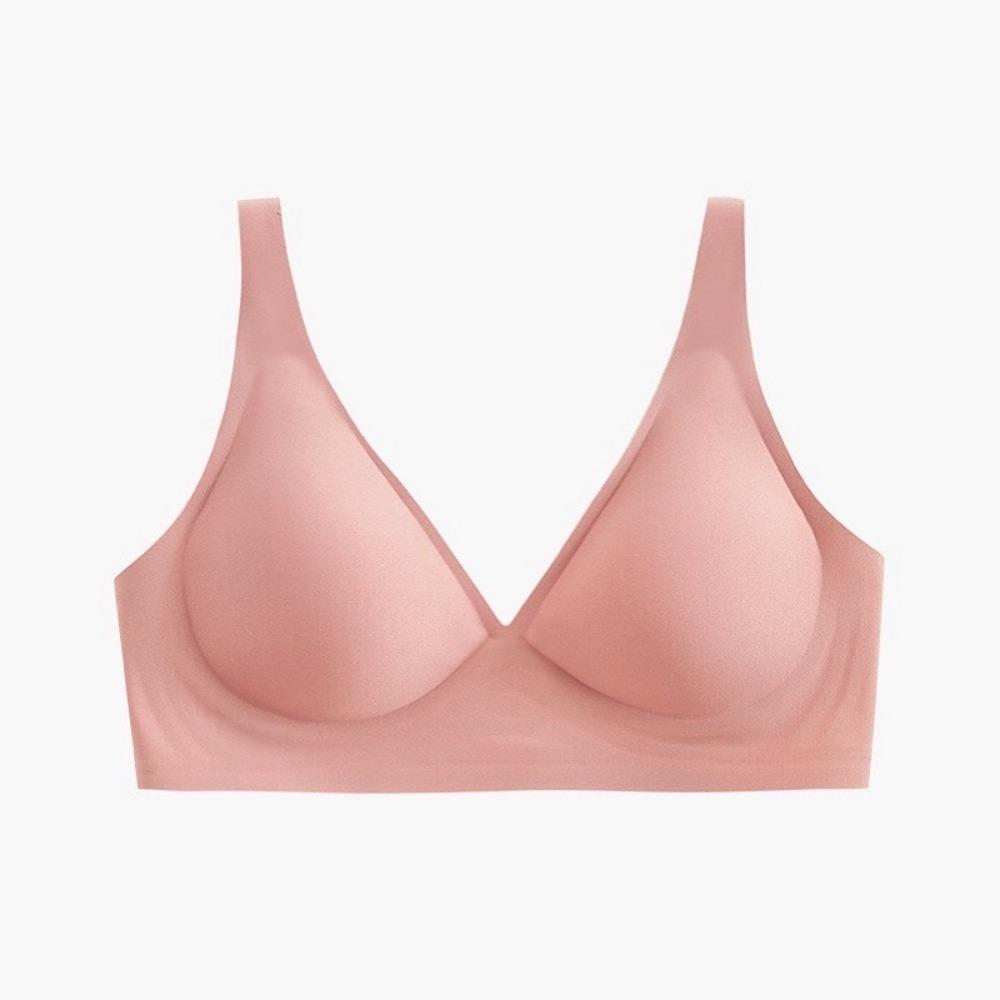 Push Up Bra Backless Women Jelly Bras Low Cut Sexy Plunge Brassiere Open Back Wedding Underwear Invisible Seamless Deep V Lingerie