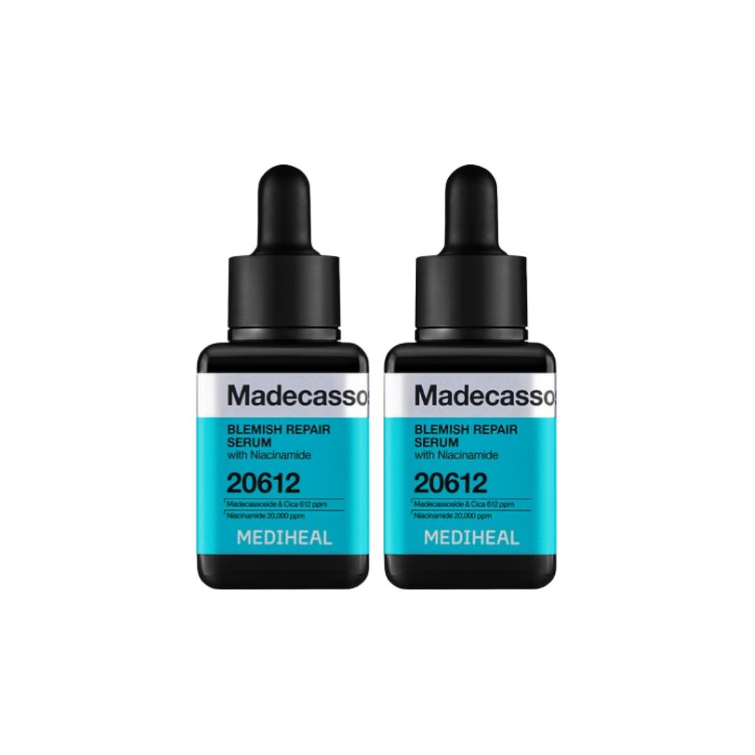 

Сыворотка для восстановления кожи с мадекассосидом и ниацинамидом Mediheal 40 мл × 2