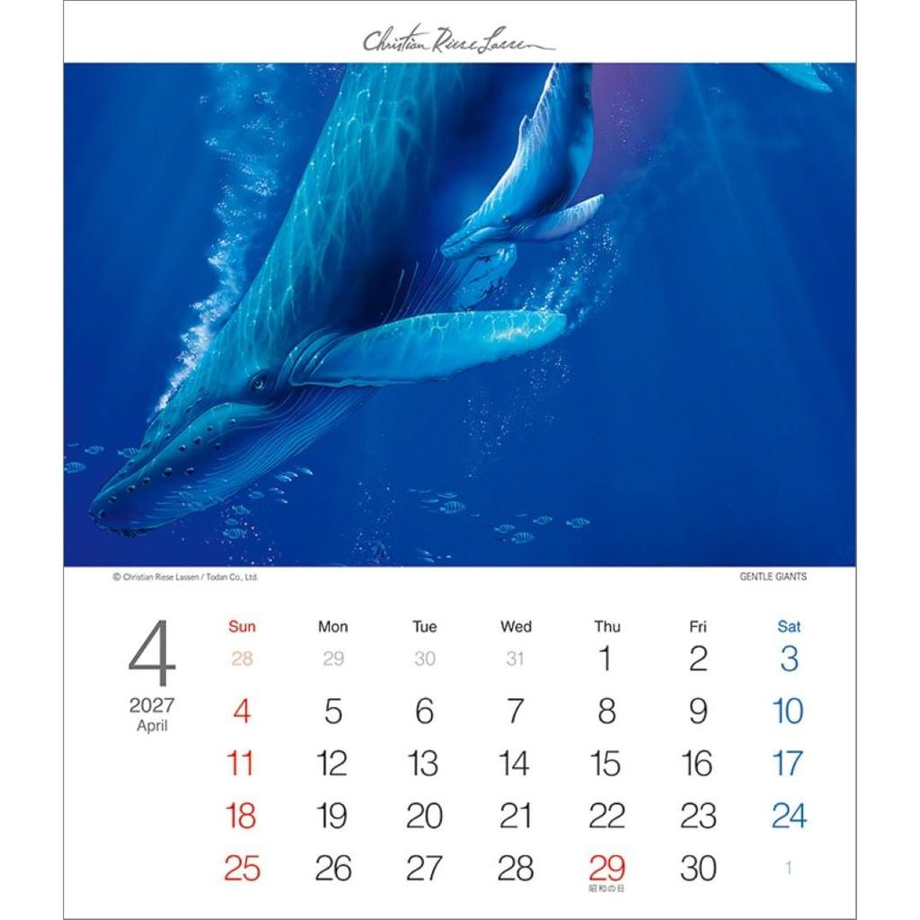 Todan 2027 Christian Riese Lassen Desk Calendar