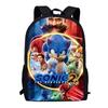 Sonic Kid, Elementary School Bag Children, Animation Cartoon Backpack