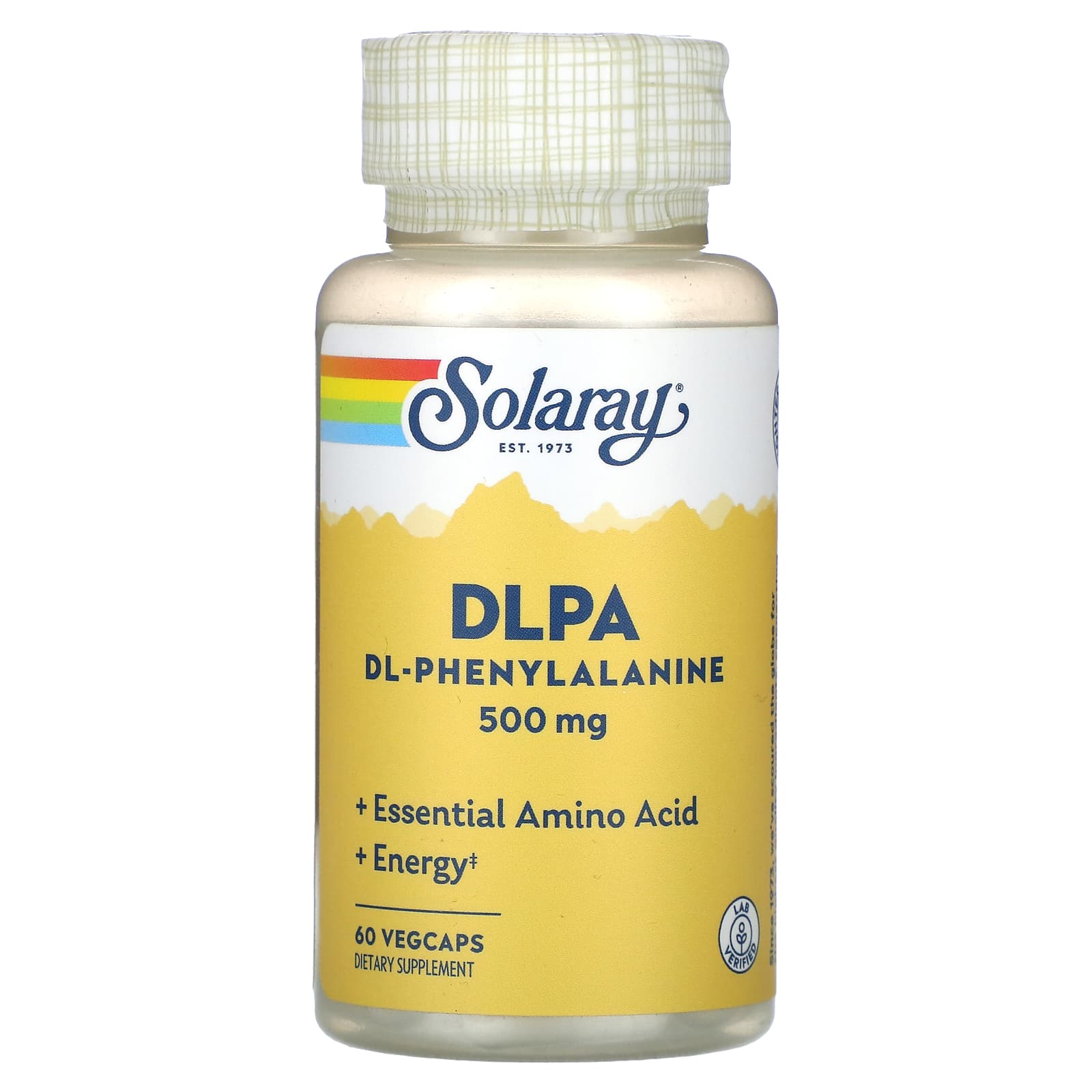 

Dlpa, Dl-Phenylalanine, 500Mg, 60 Veggie Caps