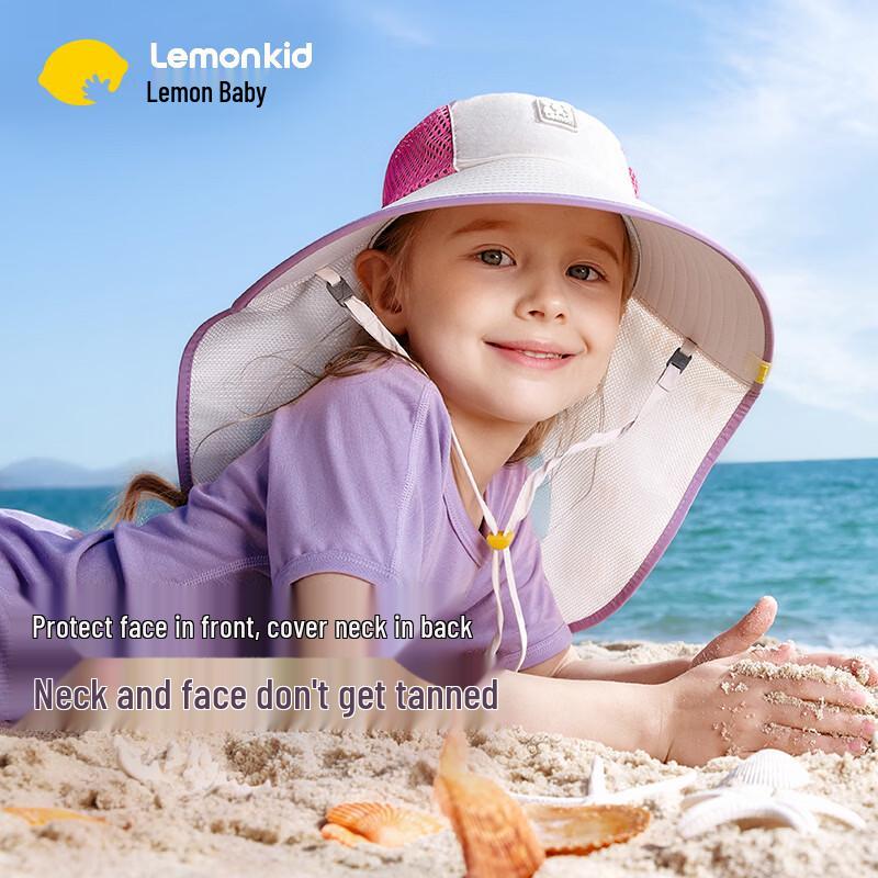 Lemonkid Kids UV Protection Sun Hat with Shawl