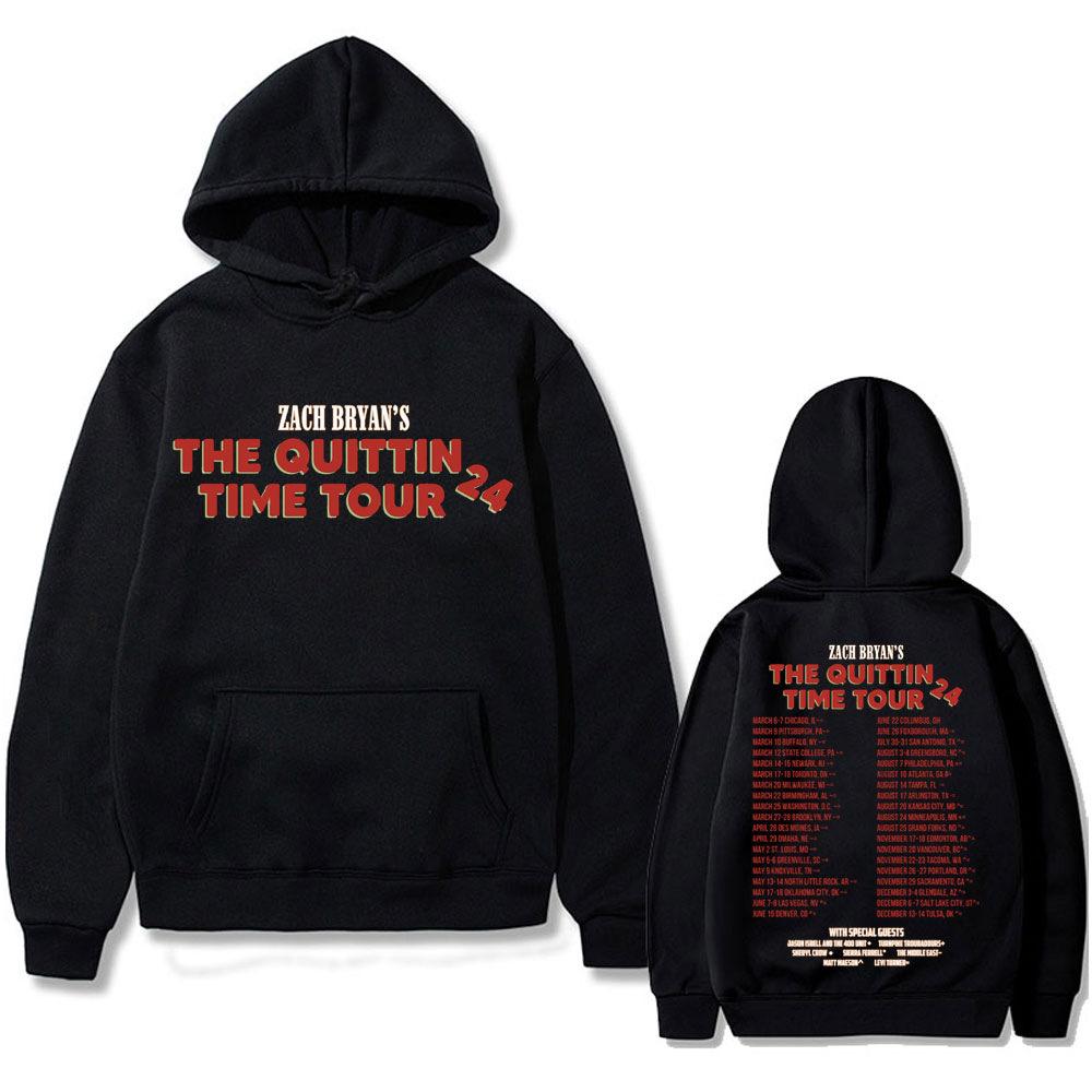 Zach Bryan The Quittin Time Tour Hoodie Women Fashion
