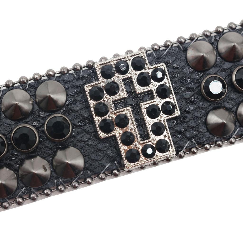 American Rhinestone Rivet Bracelet Bracelet Cross Decoration Punk Gothic Personalized Jewelry