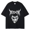 Men's T-Shirts Anime Berserk Tshirt Men Women 100% Cotton Tshirts Guts Washed Vintage T-Shirt Y2k Short-Sleeved Shirts S 1110
