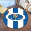 FC Porto Printed Round Rug Carpet Chair Rug Area Rug Entryway Doormats,for Office Chair Living Room Bedroom Kitchen Room.