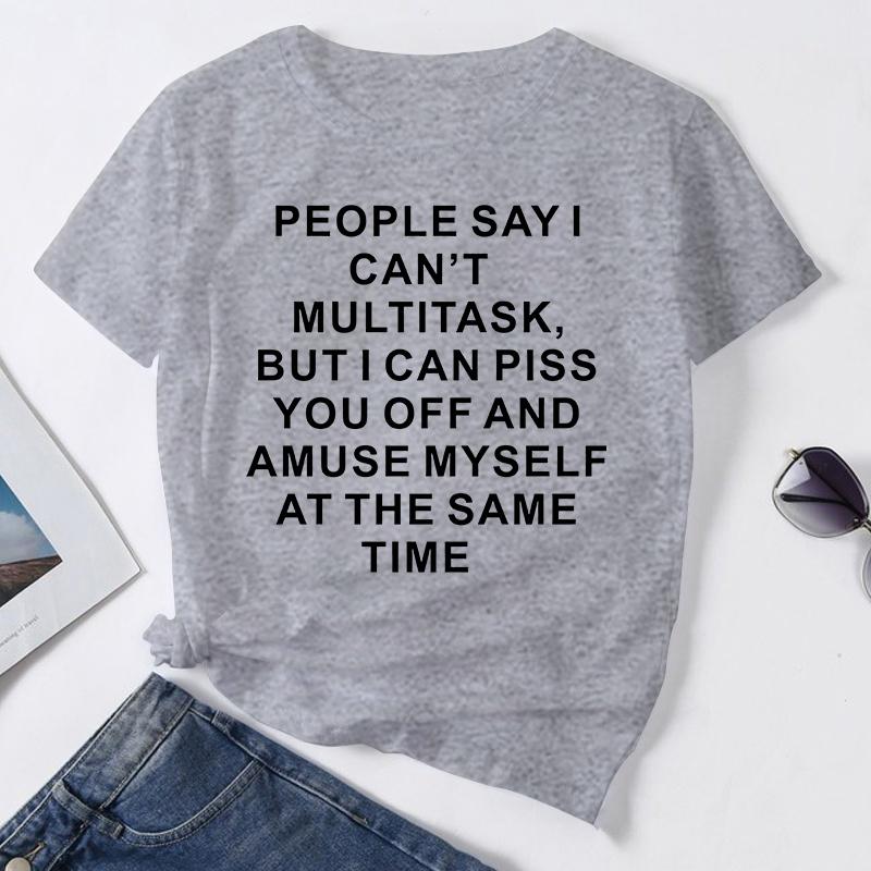 Women T Shirts,"Piss You Off" Tee, Cute Shirts for Fashion Casual Wear