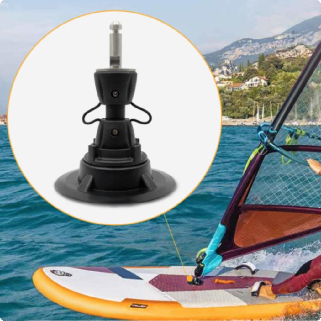 Windsurfing Mast Base Paddleboard Universal Fit Sail Mount for Stand up Paddling, Surfing