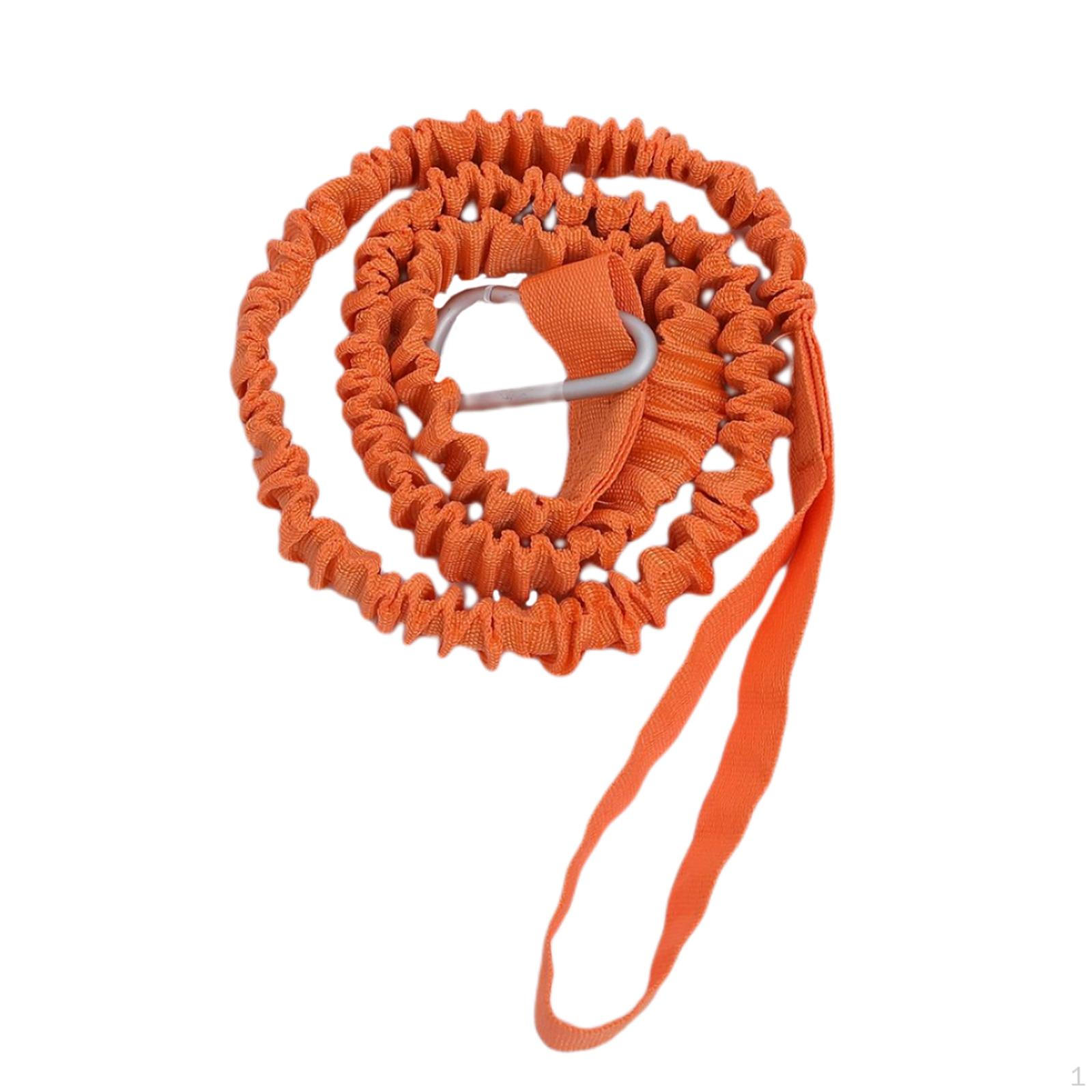 

Регулируемый прочный эластичный поводок премиум-класса, доска для серфинга, держатель для удочки, держатель для удочки, веревка, весла оранжевый