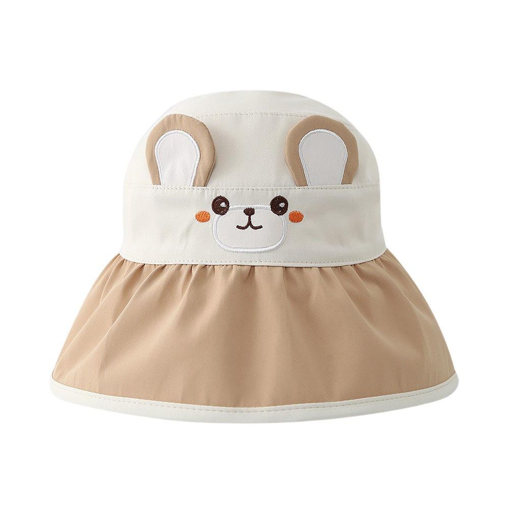 Adjustable Summer Beach Cap Big Brim Children Sun Hat Cute Kid Sun Protection Hat  Girl