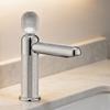 Luxury Crystal-Textured 304 Stainless Steel Faucet with Removable Aerator