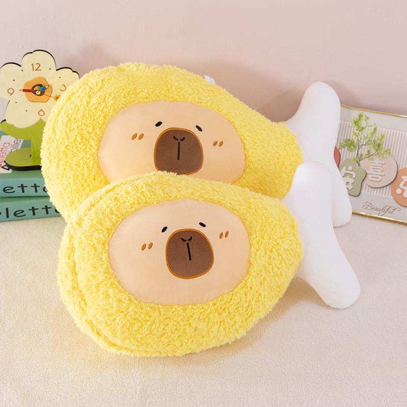 Capybara Leg Chicken Plush Toys Animal Doll Shopping Mall Festival Gifts