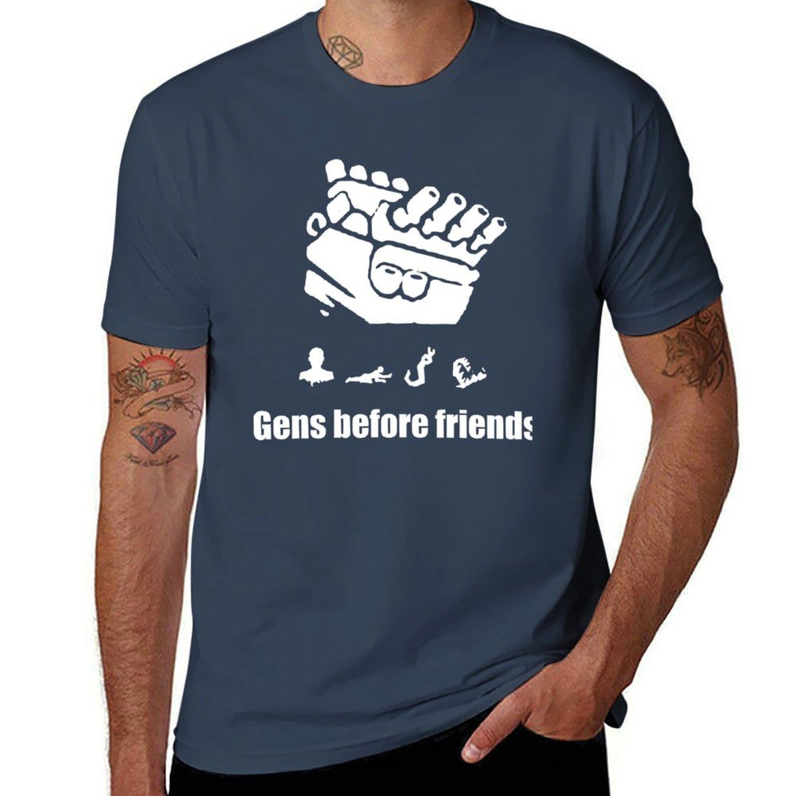 Gens Before Friends TShirt Stain Resistant Casual Tee S
