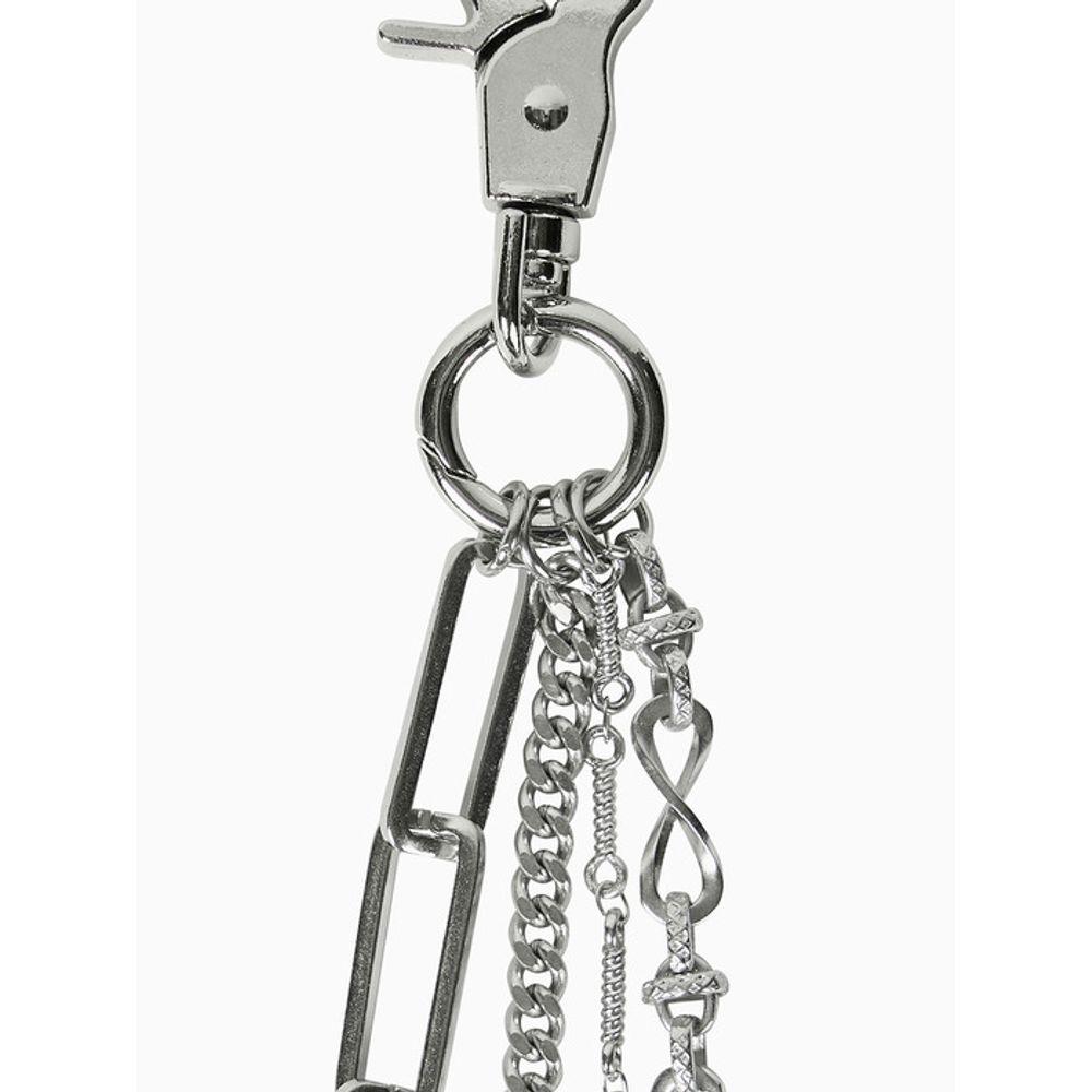 Freemario Mix Chain Keyring [Silver]