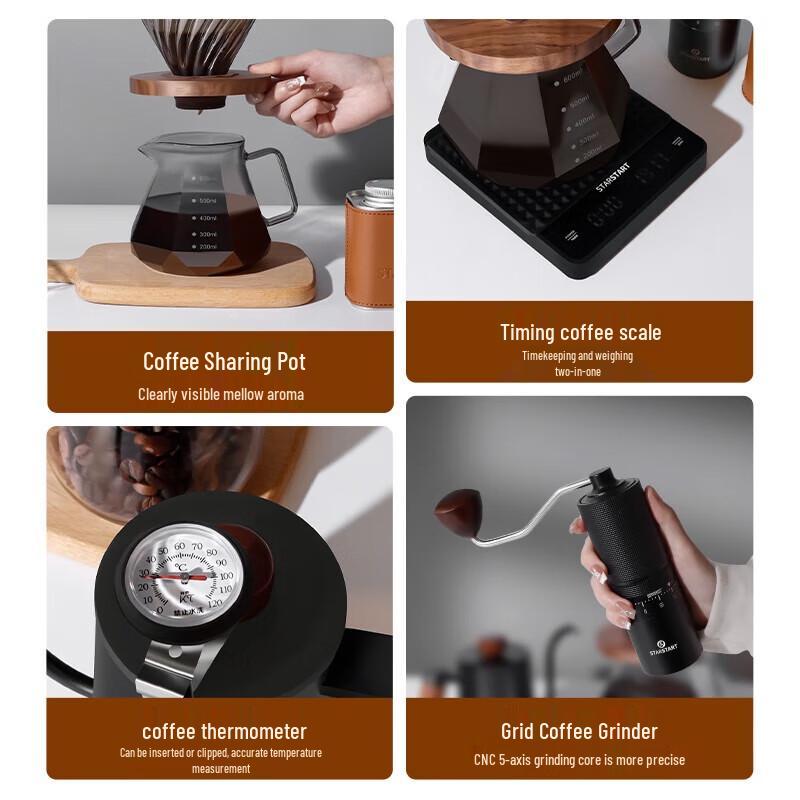STAR-START 12-Piece Pour Over Coffee Gift Set