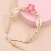 Fashion Shell Anklet Bracelets Beaded Foot Chain Boho Sea Beach Flower Foot Ankle Bracelet for Women and Teen Girls