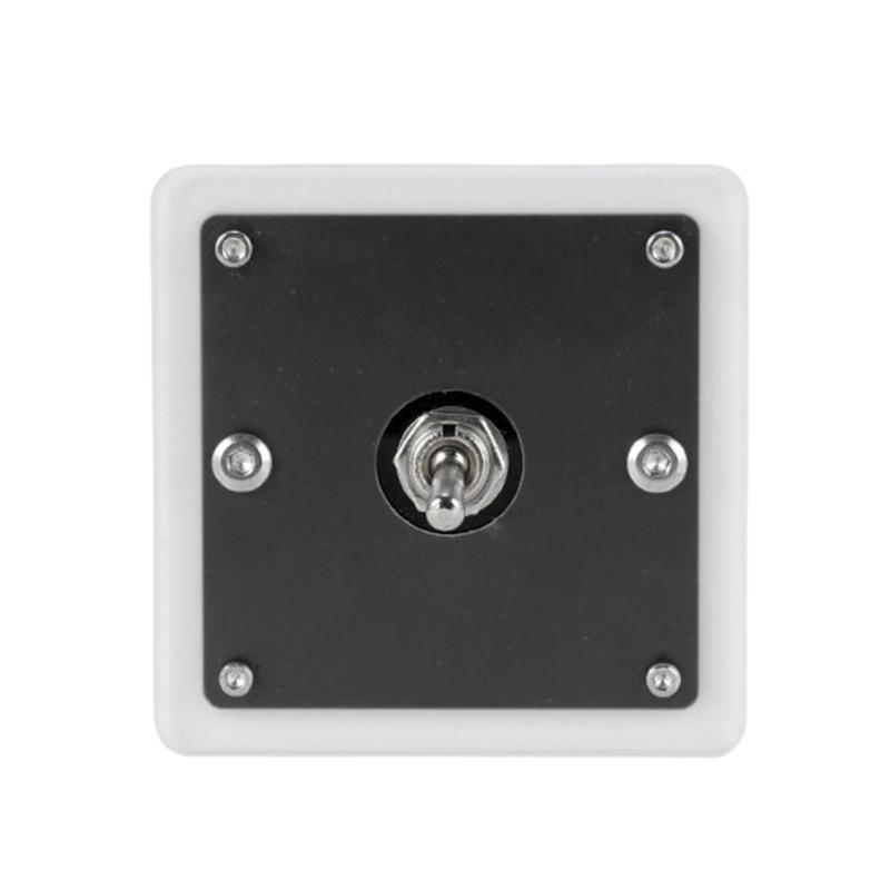 652F Modern Acrylic Single/Double Toggles Switches Panel Multicolor Design Easy To Clean for Personalizing Home Setting