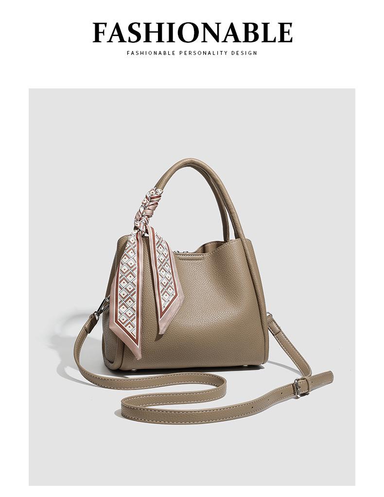 2025 Versatile Women's Fashion Bucket Bag - High-End Crossbody & Shoulder Style