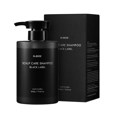 Cheongdam Shampoo zur Stärkung der Kopfhaut für Männer, mild sauer, Schuppenpflege, Linderung von Haarausfallsymptomen, BLACK LABEL, 1 Stück, 500 g
