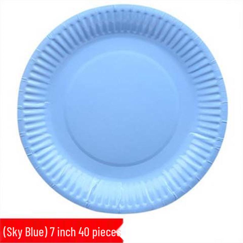 Disposable DIY Painting Plates for Kindergarten Art Activities