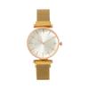 Luxury Treasure Blue Simple Crystal Ladies Quartz Watch Casual Stainless Steel Stretch Strap Fashion Women Dress Clock Watches