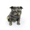 Staffordshire Bull Terrier, Staffy - Dog Statue, Sitting Dog for Desk, Decoration for the Living Room of a Dog Lover by Art-Dog