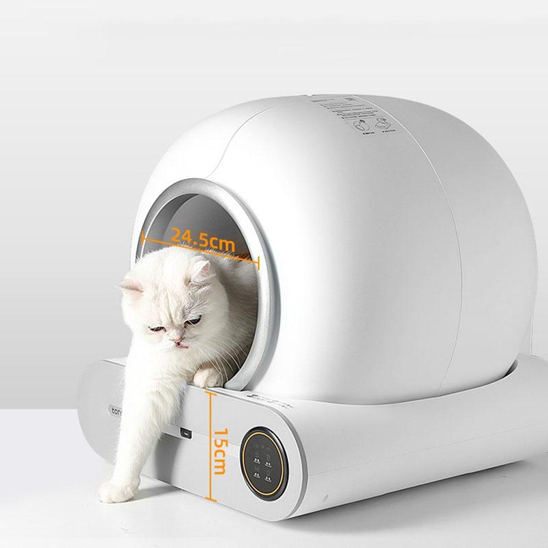 Automatic Cat Litter Box Super Large Smart Cat Toilet Automatic Cleaning Closed Deodorizer Electric Poop Shovel Pet Supplies
