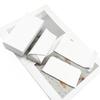 4Pcs/Set White Glasses Case PU Leather Glasses Storage Box Portable Sunglasses Case  Outdoor