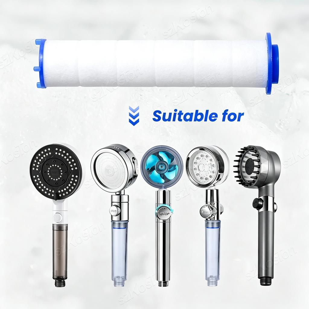 5/50PCS Shower Head Filter Replacement Showerhead Remove Chlorine/Fluoride/Hard Water Hygienic Bathroom Accessories
