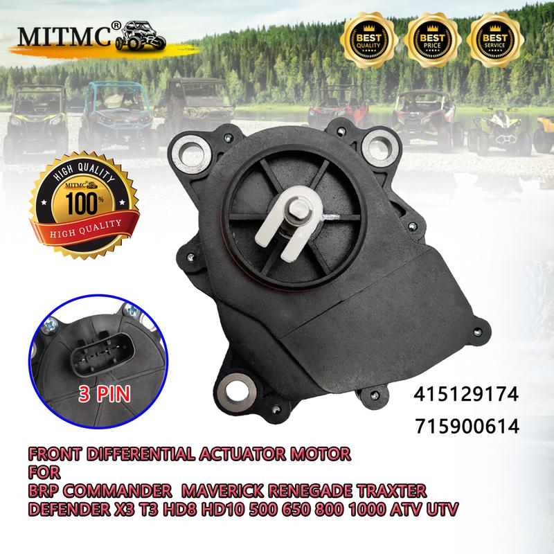 3 Pin 4X4 Transmission Actuator For COMMANDER  MAVERICK Renegade Traxter DEFENDER 500 650 800 1000 ATV UTV 415129174 715900614