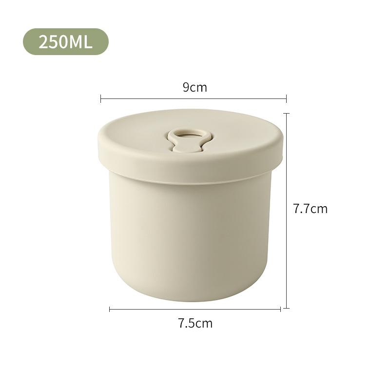 Silicone Lunch Box Food Grade Refrigerator Preservation Box Commuter Microwaveable Heating Fruit Lunch Box Salad Box