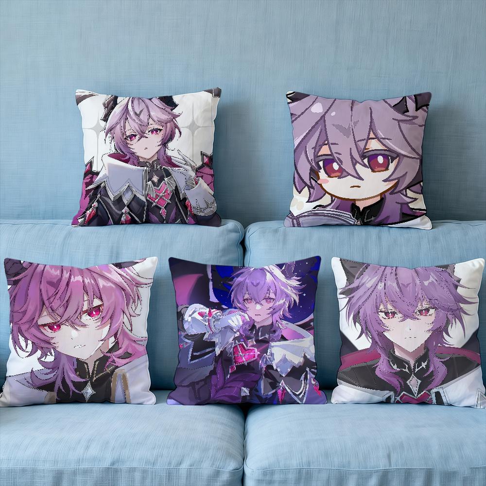 Cushion Genshin Cover Soft Case For Durin Sofa Living Impact Room Home Comfortable Office Decor Protective Pillow Covers