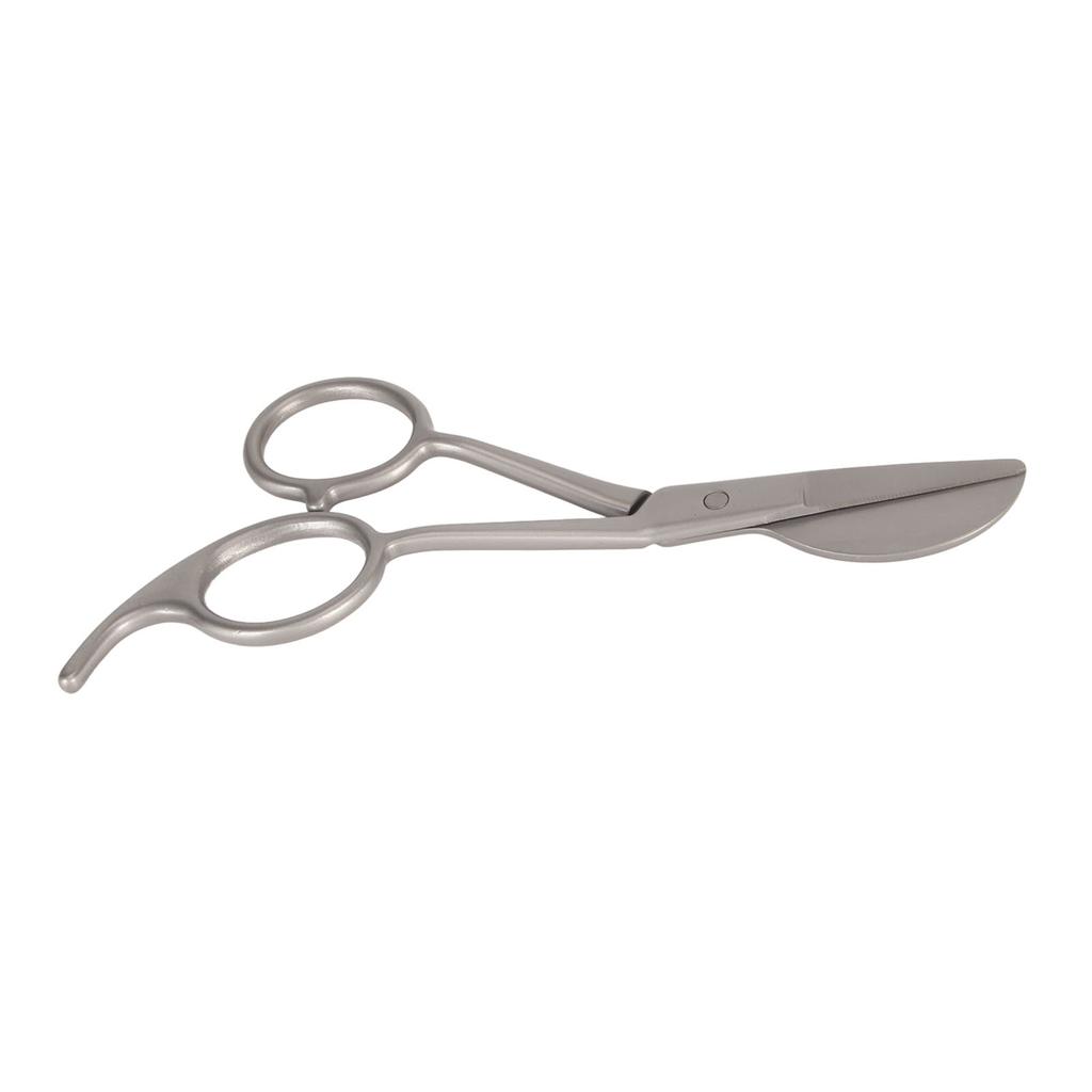 Stainless Steel Applique Scissors Duckbill Blade Comfortable Ergonomic Handle DIY Carpet Shears
