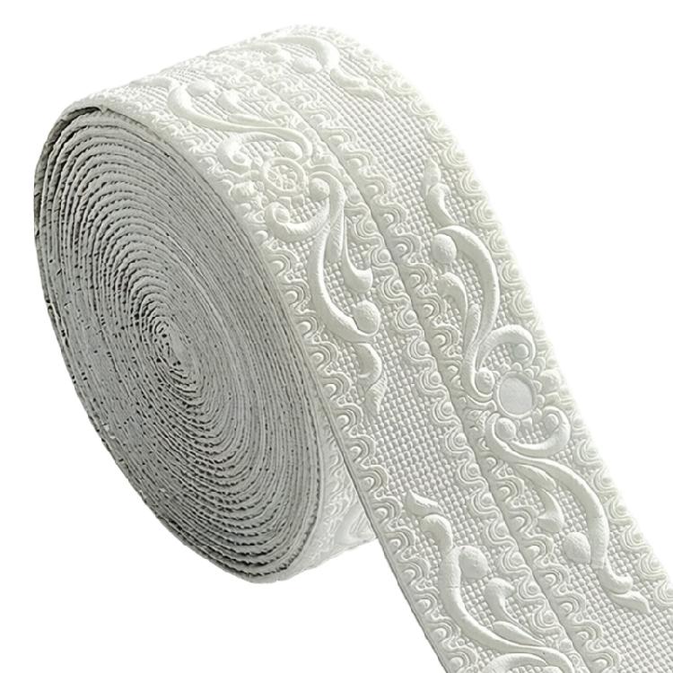 Fita de Borda de PVC Estilos Clássicos Para Design de Interiores Com Padrão Relevo e Característica de Fácil Remoção Resistente a Arranhões
