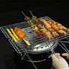 Portable Portable Barbecue Grill for Home Use. Easy To Use On Gas Stoves and Gas Cooktops. Compact and Easy To Store Camping Grill.