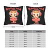 Pillow Cover Italian Brainrot Meme Fashion Pillow Case For Sofa Couch Bed Living Room Pillowcases