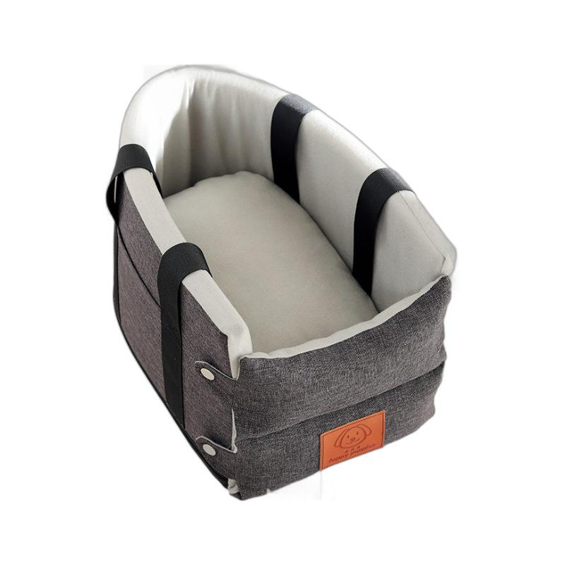 Cat Car Safety Seat Cushion & Portable Pet Bed, Easy-to-Clean, Detachable