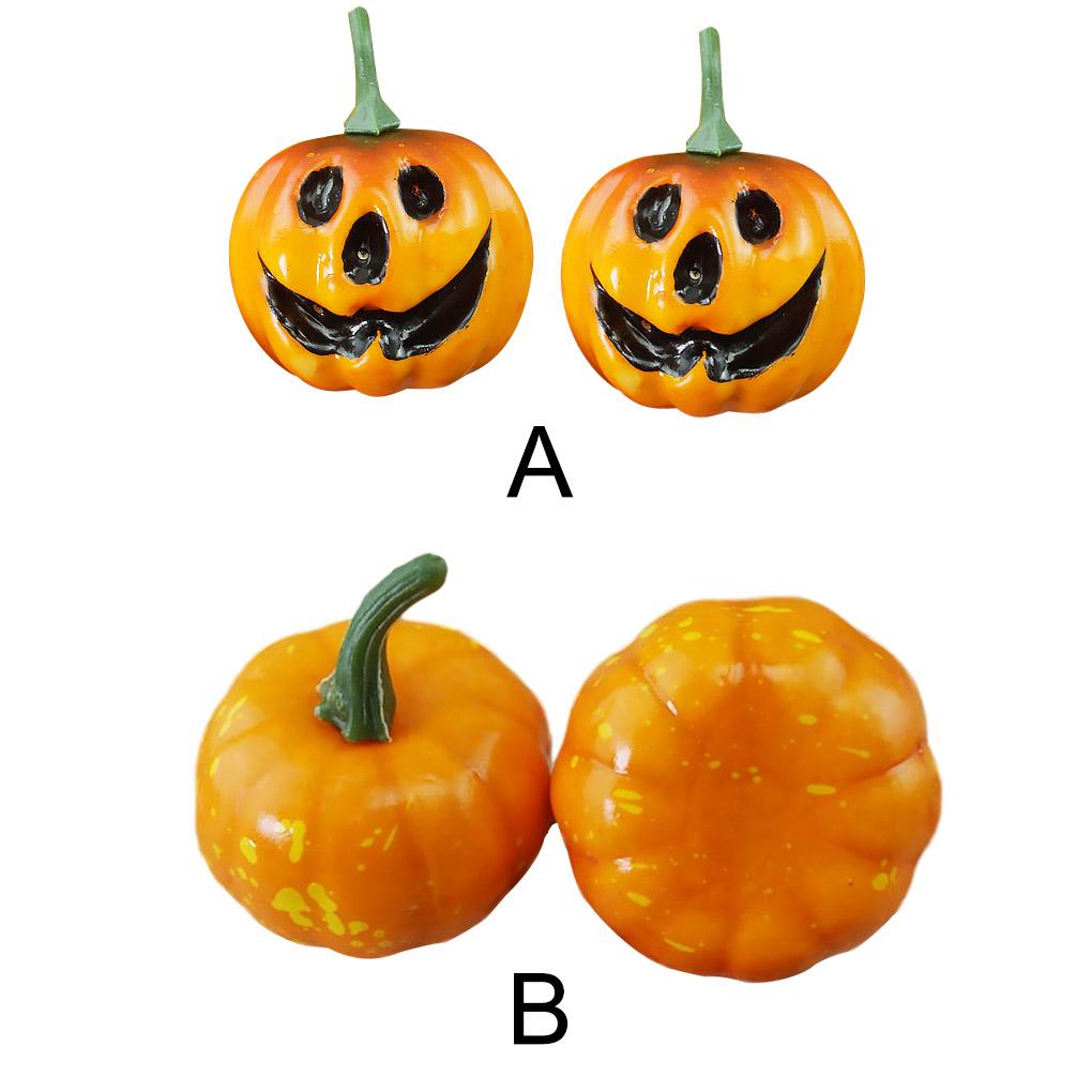 12x Simulation Small Pumpkin Foam Mini DIY Artificial Handwork Halloween Decor