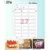 KOKUYO (KOKUYO) Color Laser Color Copy Labels, 27 Sides, 100 Sheets, LBP-F196