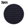 1/2/3/4Pcs Round Silicone Coaster Tabletop Protection Heat Resistant Rubber Coffee Cup Mat Hot Drink Holder Kitchen Accessories