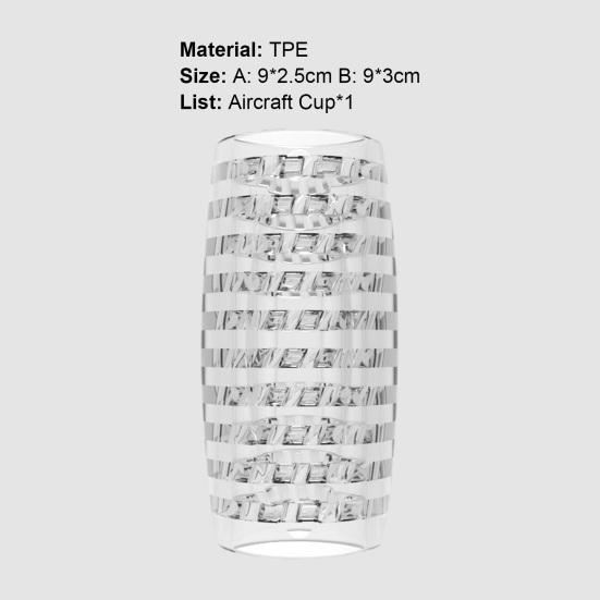 Butt Doll Cup Transparent Convenient Comfortable Vintage Glans Penis Exerciser Pussy Doll Cup for Fun