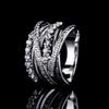 Zircon Multi-Layer Winding Ring Design High-End Personality Women'S Light Luxury Index Finger Ring